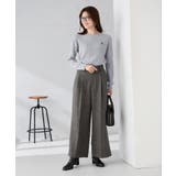 ワンポイント刺繍ケーブルニット | a.v.v【WOMEN】 | 詳細画像4 