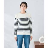 ワンポイント刺繍ケーブルニット | a.v.v【WOMEN】 | 詳細画像6 