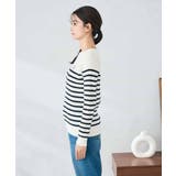 ワンポイント刺繍ケーブルニット | a.v.v【WOMEN】 | 詳細画像7 