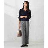 【洗える】ラメVネック美ラクるパフスリーブニット | a.v.v【WOMEN】 | 詳細画像17