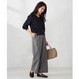 【洗える】ラメVネック美ラクるパフスリーブニット | a.v.v【WOMEN】 | 詳細画像19