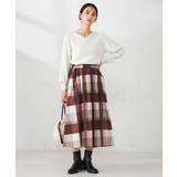 【洗える】ラメVネック美ラクるパフスリーブニット | a.v.v【WOMEN】 | 詳細画像24