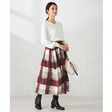 【洗える】ラメVネック美ラクるパフスリーブニット | a.v.v【WOMEN】 | 詳細画像26