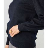 【洗える】ラメVネック美ラクるパフスリーブニット | a.v.v【WOMEN】 | 詳細画像31