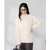 ケーブル編みバイアスデザインニット | a.v.v【WOMEN】 | 詳細画像13