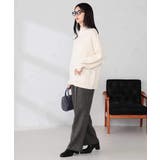 ケーブル編みバイアスデザインニット | a.v.v【WOMEN】 | 詳細画像15