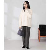 ケーブル編みバイアスデザインニット | a.v.v【WOMEN】 | 詳細画像16