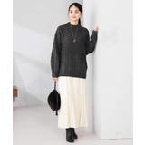 ケーブル編みバイアスデザインニット | a.v.v【WOMEN】 | 詳細画像20