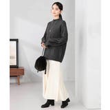 ケーブル編みバイアスデザインニット | a.v.v【WOMEN】 | 詳細画像22