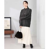 ケーブル編みバイアスデザインニット | a.v.v【WOMEN】 | 詳細画像23