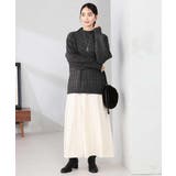 ケーブル編みバイアスデザインニット | a.v.v【WOMEN】 | 詳細画像24