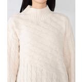 ケーブル編みバイアスデザインニット | a.v.v【WOMEN】 | 詳細画像28