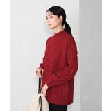 ケーブル編みバイアスデザインニット | a.v.v【WOMEN】 | 詳細画像5