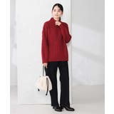 ケーブル編みバイアスデザインニット | a.v.v【WOMEN】 | 詳細画像7