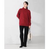 ケーブル編みバイアスデザインニット | a.v.v【WOMEN】 | 詳細画像8