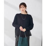 シアー ヘム ニット チュニック | a.v.v【WOMEN】 | 詳細画像9