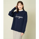 ロゴジャガードニット | a.v.v【WOMEN】 | 詳細画像14