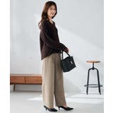 フェザーヤーンVネックニット | a.v.v【WOMEN】 | 詳細画像12