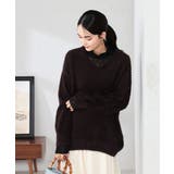 フェザーヤーンVネックニット | a.v.v【WOMEN】 | 詳細画像13