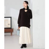 フェザーヤーンVネックニット | a.v.v【WOMEN】 | 詳細画像16