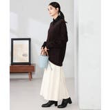 フェザーヤーンVネックニット | a.v.v【WOMEN】 | 詳細画像17