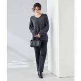 フェザーヤーンVネックニット | a.v.v【WOMEN】 | 詳細画像20