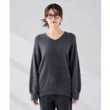 フェザーヤーンVネックニット | a.v.v【WOMEN】 | 詳細画像23