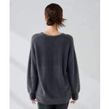 フェザーヤーンVネックニット | a.v.v【WOMEN】 | 詳細画像25