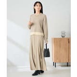 フェザーヤーンバイカラーニット | a.v.v【WOMEN】 | 詳細画像15