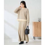 フェザーヤーンバイカラーニット | a.v.v【WOMEN】 | 詳細画像16