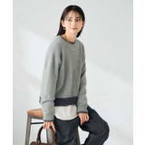 フェザーヤーンバイカラーニット | a.v.v【WOMEN】 | 詳細画像23