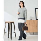 フェザーヤーンバイカラーニット | a.v.v【WOMEN】 | 詳細画像27