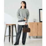 フェザーヤーンバイカラーニット | a.v.v【WOMEN】 | 詳細画像28