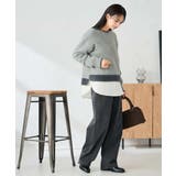 フェザーヤーンバイカラーニット | a.v.v【WOMEN】 | 詳細画像29