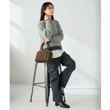 フェザーヤーンバイカラーニット | a.v.v【WOMEN】 | 詳細画像32