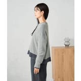 フェザーヤーンバイカラーニット | a.v.v【WOMEN】 | 詳細画像34