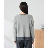 フェザーヤーンバイカラーニット | a.v.v【WOMEN】 | 詳細画像35