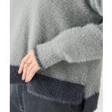 フェザーヤーンバイカラーニット | a.v.v【WOMEN】 | 詳細画像37