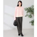 フェザーヤーンバイカラーニット | a.v.v【WOMEN】 | 詳細画像5