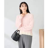 フェザーヤーンバイカラーニット | a.v.v【WOMEN】 | 詳細画像6