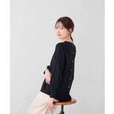 バックボタン 配色 ニット プルオーバー | a.v.v【WOMEN】 | 詳細画像34