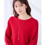 【雑誌InRed(宝島社)11月号掲載】バックパール ショート丈 ニット | a.v.v【WOMEN】 | 詳細画像13