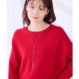 【雑誌InRed(宝島社)11月号掲載】バックパール ショート丈 ニット | a.v.v【WOMEN】 | 詳細画像14