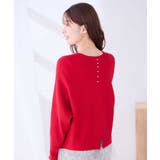 【雑誌InRed(宝島社)11月号掲載】バックパール ショート丈 ニット | a.v.v【WOMEN】 | 詳細画像5