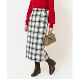 【洗える】ブロックチェックナロースカート | a.v.v【WOMEN】 | 詳細画像14 