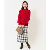 【洗える】ブロックチェックナロースカート | a.v.v【WOMEN】 | 詳細画像16 