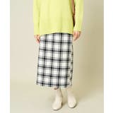 【洗える】ブロックチェックナロースカート | a.v.v【WOMEN】 | 詳細画像18 