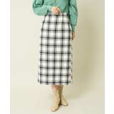 【洗える】ブロックチェックナロースカート | a.v.v【WOMEN】 | 詳細画像22 