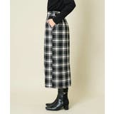 【洗える】ブロックチェックナロースカート | a.v.v【WOMEN】 | 詳細画像26 