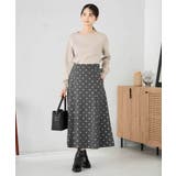 箔ドットフレアスカート | a.v.v【WOMEN】 | 詳細画像4 